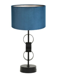 Lámpara de mesa azul cadena-8499ZW