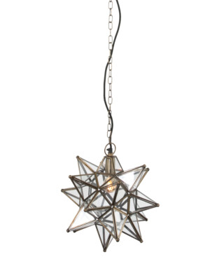 lampara-estrella-de-vidrio-steinhauer-pimpernel-3301br