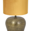 Lámpara de mesa jarrón amarilla-7018BR