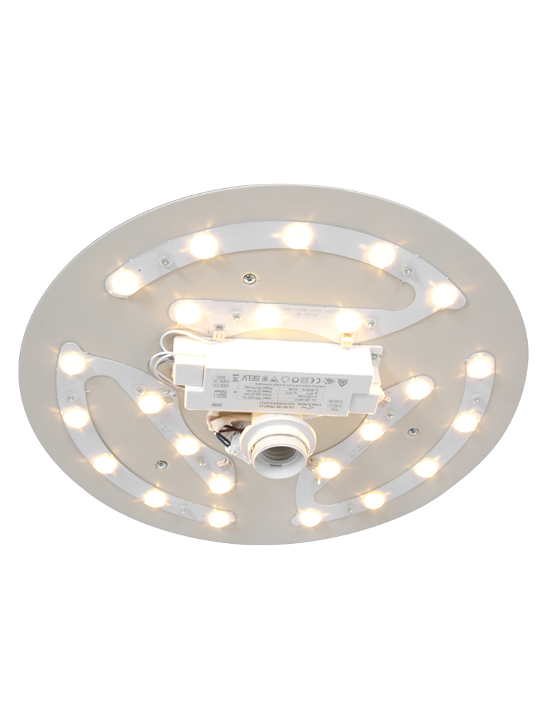 Plafón LED terciopelo gris Steinhauer Prestige Chic - Imagen 7