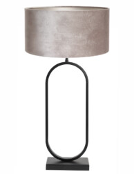 lampara-ovalada-terciopelo-gris-8429ZW