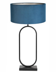 lampara-de-mesa-azul-ovalada-8435ZW