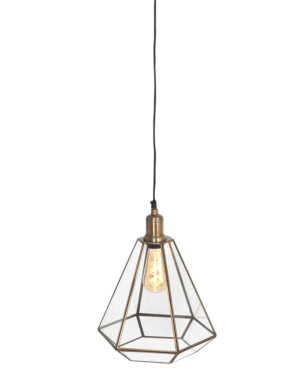 lampara-de-techo-hexagonal-steinhauer-pimpernel-bronce-3305br
