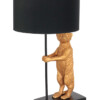 lampara-mesa-negra-suricato-dorado-7202ZW