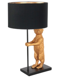 lampara-mesa-negra-suricato-dorado-7202ZW