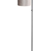 lampara-de-pie-diseño-terciopelo-gris-8220ZW