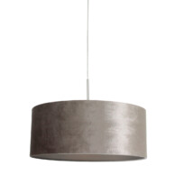 lampara-colgante/-pantalla-plateada-steinhauer-sparkled-light-acero-y-plateado-8149st