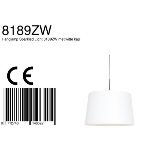 lampara-de-techo-blanca-steinhauer-sparkled-light-blanco-y-negro-8189zw-6