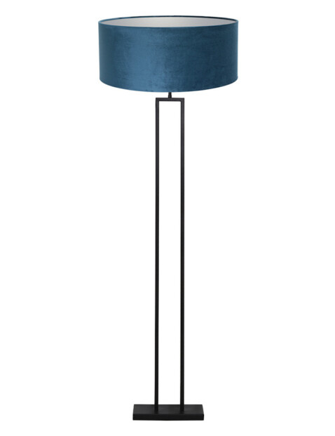 lampara-pie-pantalla-azul-light-y-living-shiva-azul-y-negro-3818zw
