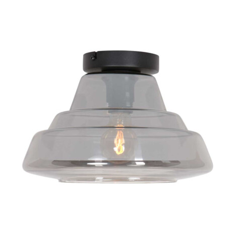 lampara-techo-cristal-ahumado-steinhauer-reflexion-negro-3389zw-2