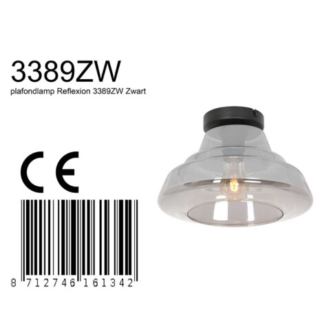 lampara-techo-cristal-ahumado-steinhauer-reflexion-negro-3389zw-6