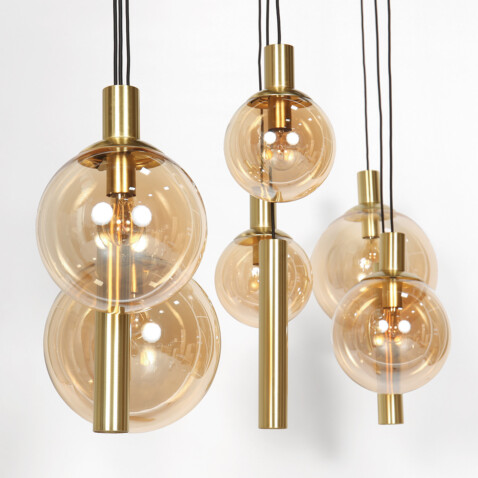 lampara-de-techo-dorada-con-seis-bombillas-redondas-de-estilo-moderno-steinhauer-bollique-laton-y-negro-3799me-3
