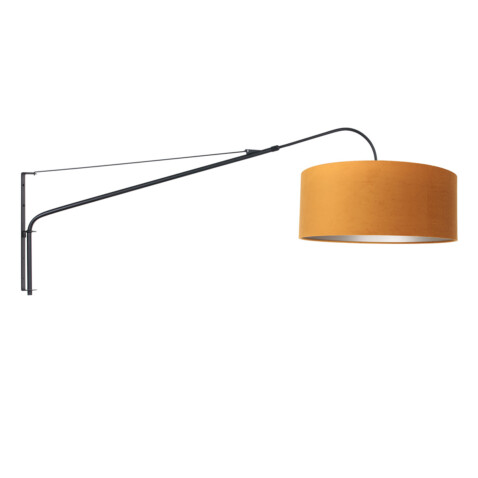 gran-lampara-de-pared -steinhauer-elegant-classy-plateado-y-negro-8135zw