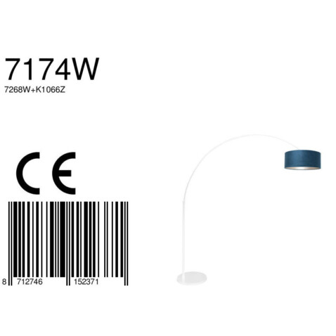 lampara-azul-de-pie-steinhauer-sparkled-light-azul-y-blanco-7174w-7