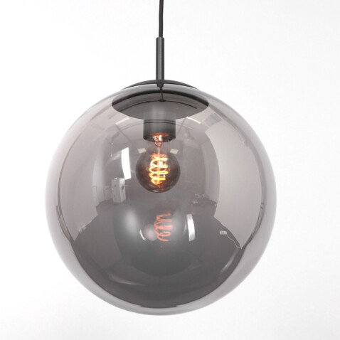 lampara-colgante-seis-luces-steinhauer-bollique-vidrioahumado-y-negro-3499zw-3