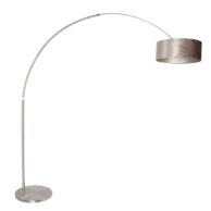 lampara-de-arco/-acero -steinhauer-sparkled-light-blanco-y-negro-8125st
