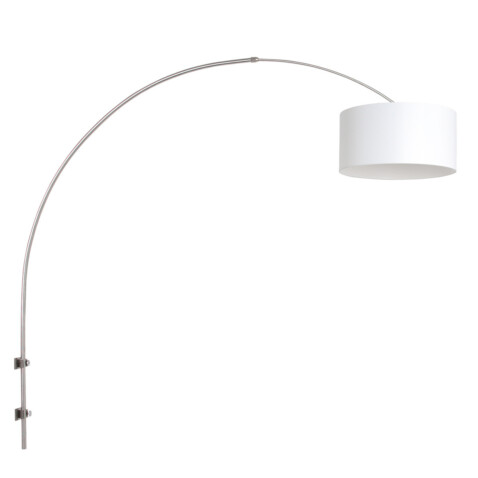 lampara-de-arco/-pared -steinhauer-sparkled-light-acero-y-blanco-8142st