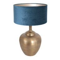 lampara-de-mesa-azul-steinhauer-brass-bronce-7204br
