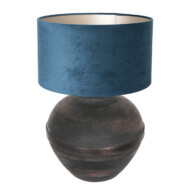 lampara-de-mesa-elegante-anne-light-y-home-lyons-azul-y-negro-3474zw