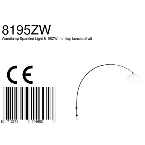 lampara-de-pared-curva-steinhauer-sparkled-light-blanco-y-negro-8195zw-6
