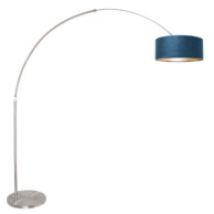 lampara-de-pie-azul-steinhauer-sparkled-light-transparente-8241st-1