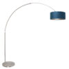 lampara-de-pie-azul-steinhauer-sparkled-light-transparente-8241st