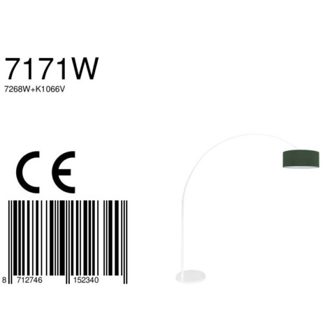 lampara-de-pie-negra-steinhauer-sparkled-light-verde-y-blanco-7171w-7