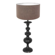 lampara-mesa-base-tallada-anne-light-y-home-lyons-gris-y-negro-3486zw