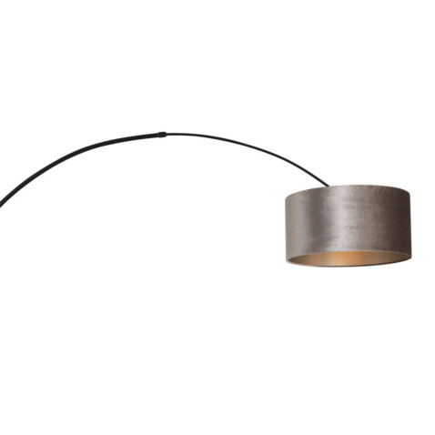 lampara-pared-con-pantalla-steinhauer-sparkled-light-plateado-y-negro-8140zw-15