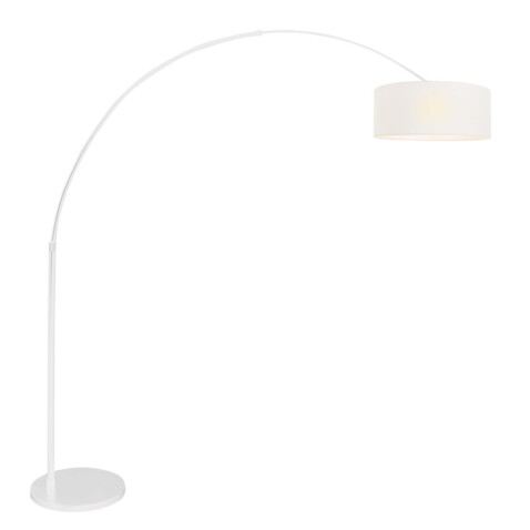 lampara-pie-blanca-steinhauer-sparkled-light-blanco-7169w-1