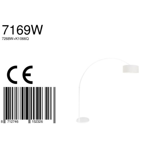 lampara-pie-blanca-steinhauer-sparkled-light-blanco-7169w-7