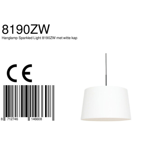 lampara-techo-lino-blanco-steinhauer-sparkled-light-blanco-y-negro-8190zw-6