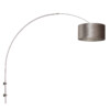 moderna-lampara-de-pared -steinhauer-sparkled-light-acero-y-plateado-8146st