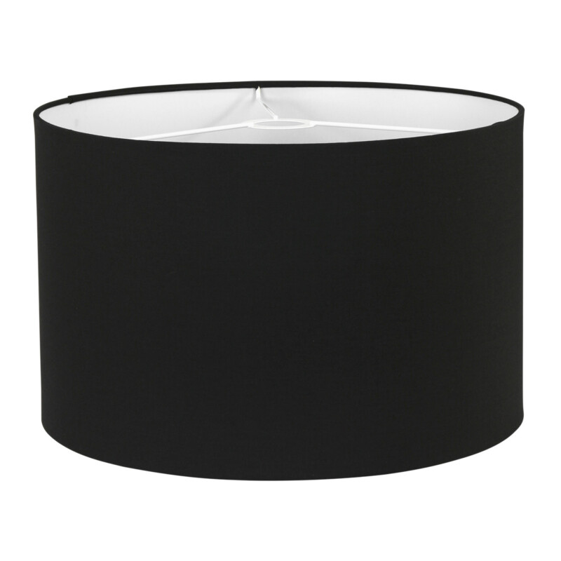 Pantalla de lámpara de tela negra moderna Mexlite - Imagen 2