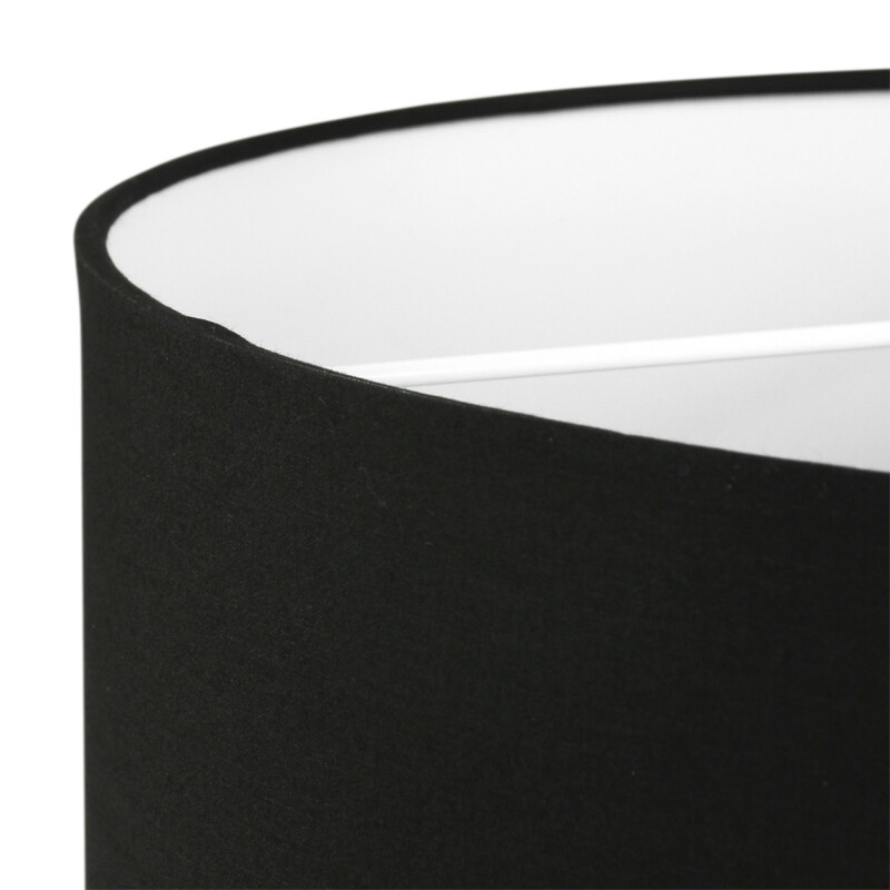 Pantalla de lámpara de tela negra moderna Mexlite - Imagen 3