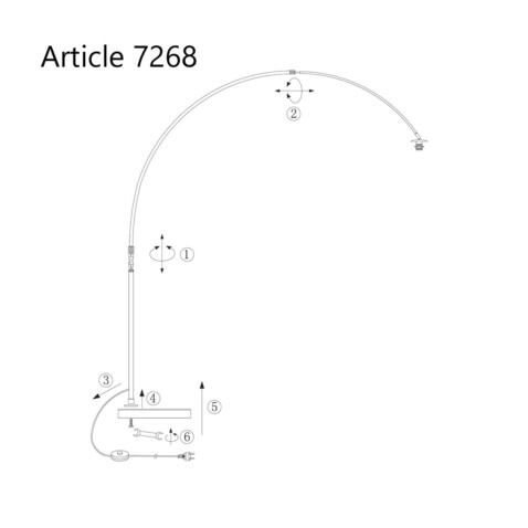 lampara-de-pie-regulable-steinhauer-sparkled-light-blanco-7268zw-8