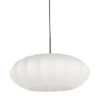 lampara-de-techo-con-cable-en-negro-y-tulipa-blanca-steinhauer-sparkled-light-blanco-y-negro-3809zw