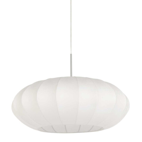 lampara-de-techo-con-tulipa-blanca-steinhauer-sparkled-light-acero-y-blanco-3808st