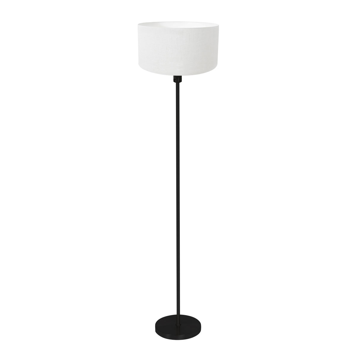 Mexlite Noor Negro Base de lámpara - Ø 40 cm - E27 (toma grande) - Blanco