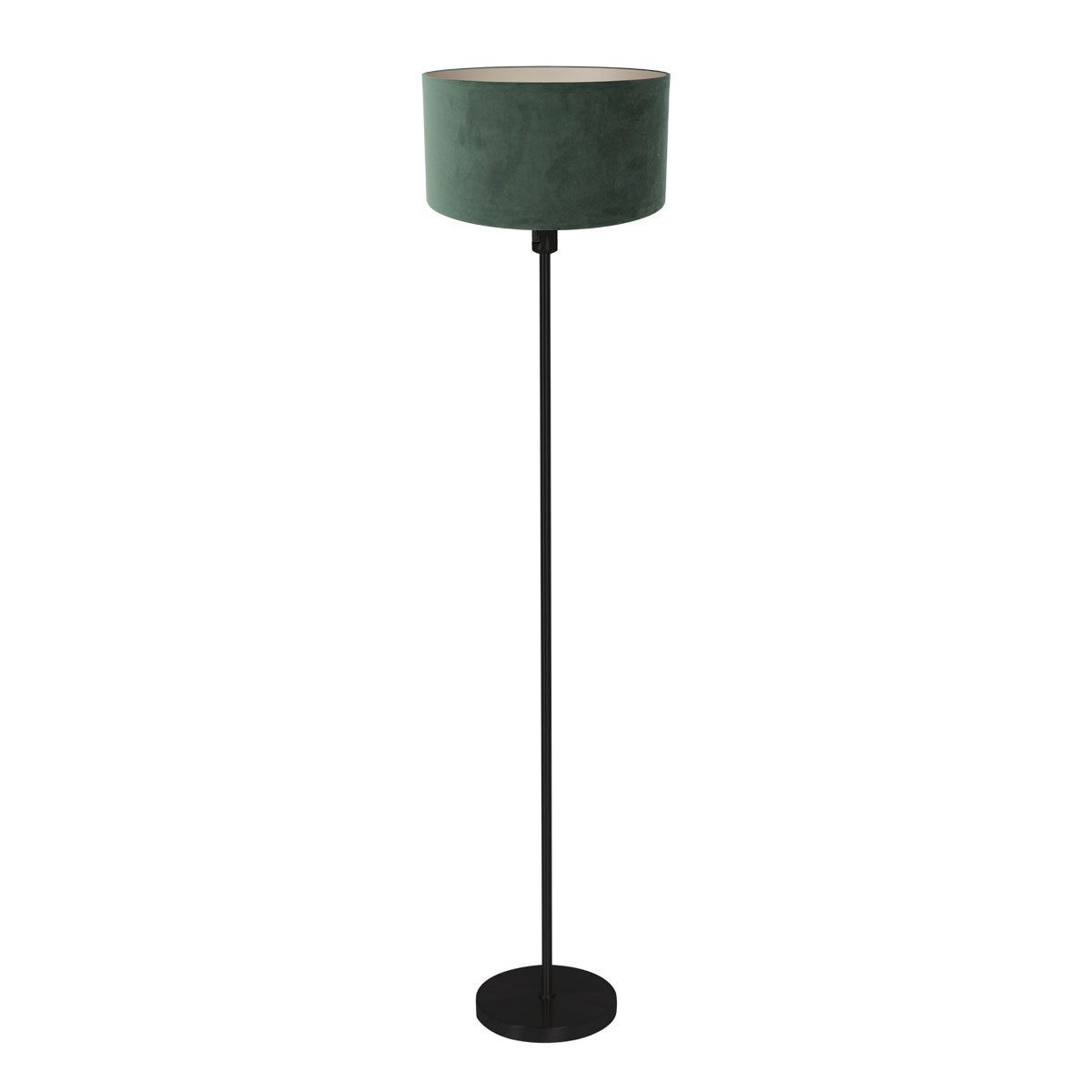 Mexlite Noor Negro Base de lámpara - Ø 40 cm - E27 (toma grande) - Verde