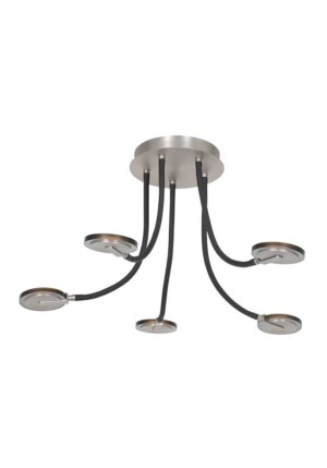 5-luces-techo-modernas-steinhauer-turound-acero-y-transparente-y-negro-3376st-2