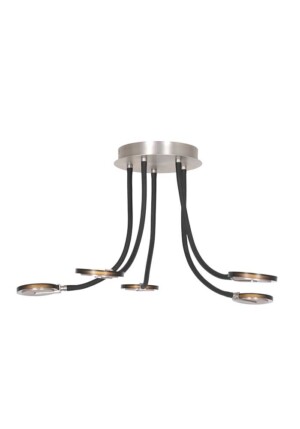 5-luces-techo-modernas-steinhauer-turound-acero-y-transparente-y-negro-3376st