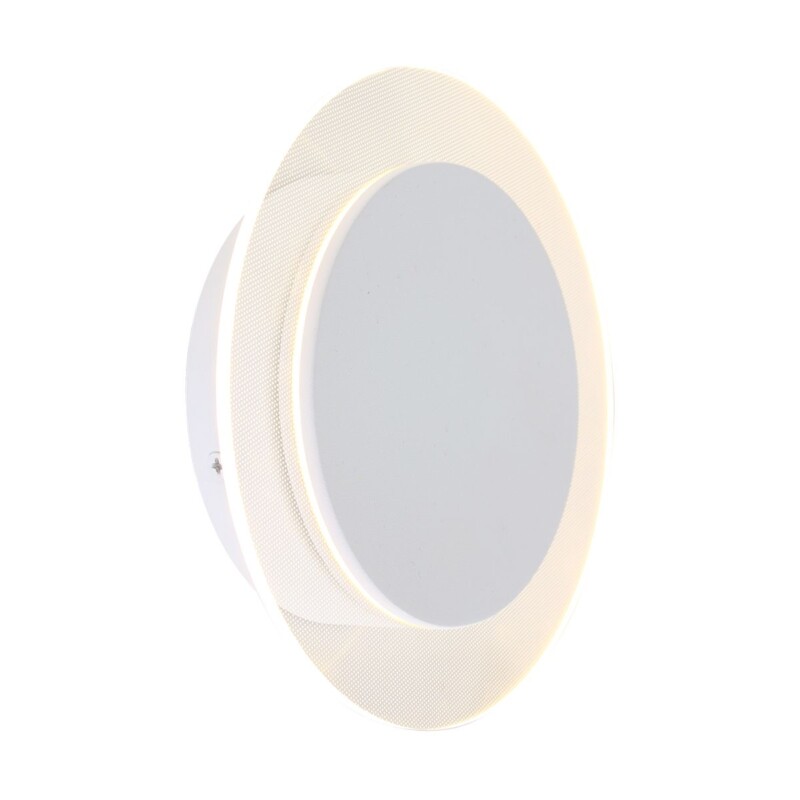 Aplique de pared moderno de metal y plástico blanco Steinhauer Lido - Imagen 11