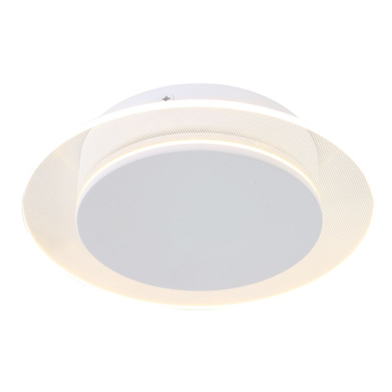 Aplique de pared moderno de metal y plástico blanco Steinhauer Lido - Imagen 16