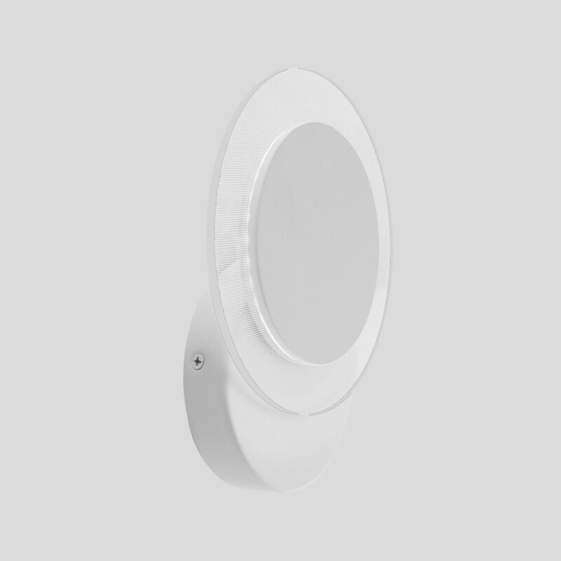 Aplique de pared moderno de metal y plástico blanco Steinhauer Lido - Imagen 20
