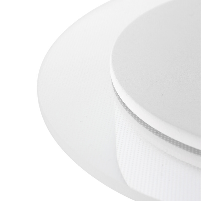 Aplique de pared moderno de metal y plástico blanco Steinhauer Lido - Imagen 6