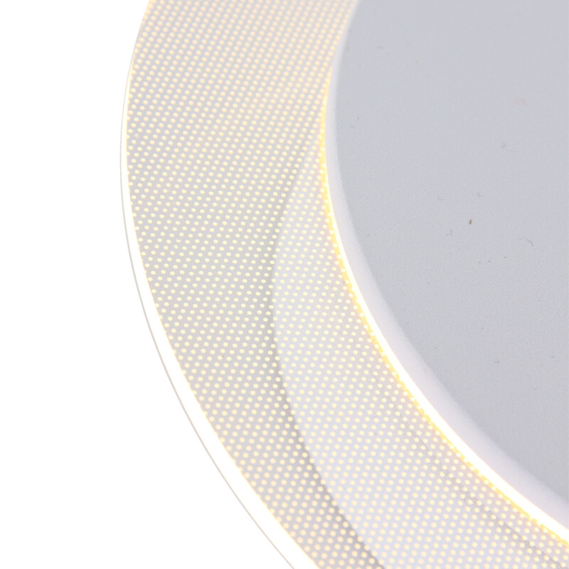Aplique de pared moderno de metal y plástico blanco Steinhauer Lido - Imagen 7