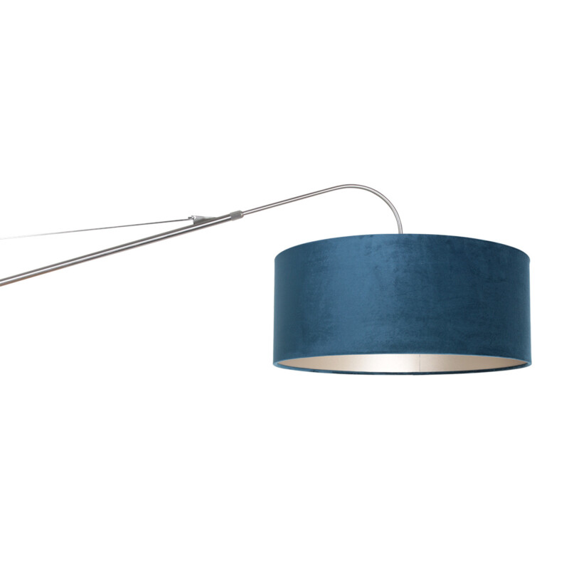 Aplique de acero con pantalla azul Steinhauer Elegant Classy - Imagen 13