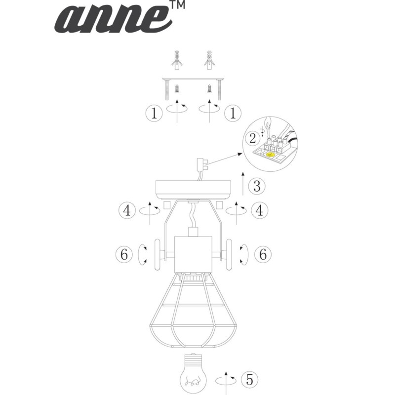 Aplique de pared Anne Lighting Guernsey - Imagen 8
