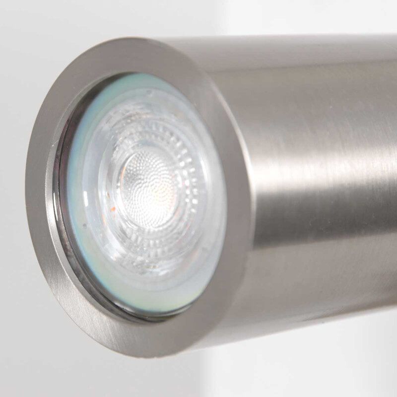 Aplique de pared gris con soporte y cargador para móvil Mexlite Upround acero - Imagen 10